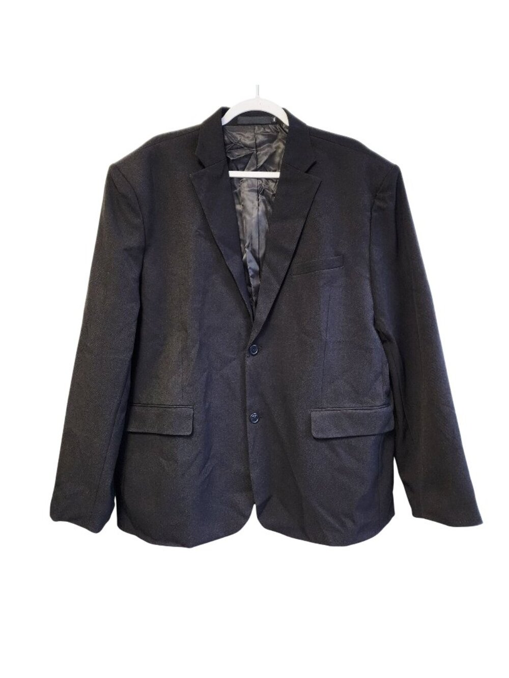 Elleven Mens Black Blazer Jacket 2XL Two-Button Closure New With Tags